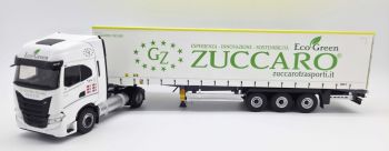 ELI118851 - IVECO S-WAY NP 4x2 con rimorchio telonato a 3 assi, ZUCCARO TRANSPORTI BIANCO