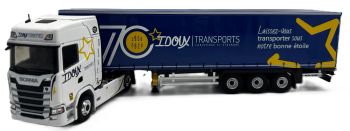ELI118917 - SCANIA S 500 4x2 con semirimorchio Tautliner a 3 assi – Transports IDOUX (70° anniversario)