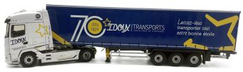 ELI118918 - DAF XG 4x2 con semirimorchio Tautliner a 3 assi – Transports IDOUX (70° anniversario)