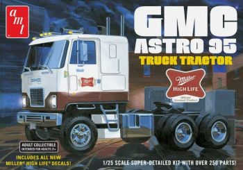 AMT1230/06 - Camion GMC Astro 95 6x4 - MILLER BEER da assemblare e verniciare