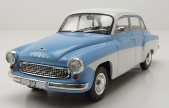 WBXWB124242 - WARTBURG 312 1965 Azul claro y blanco