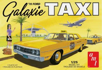AMT1243M/12 - FORD Galaxie Taxi 1970 da assemblare e verniciare