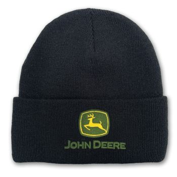 MC13093453BK - Cappello nero John Deere con ricamo 3D