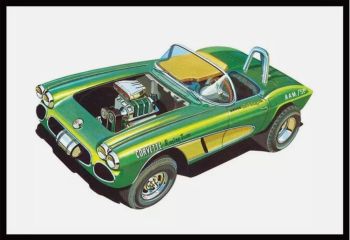 AMT1318/12 - CHEVROLET Corvette 1962 da assemblare e verniciare