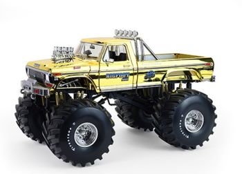 GREEN13715 - FORD F-250 1974 "BIGFOOT #1" Monster Truck - 50° Anniversario con figurina di Bob Chandler