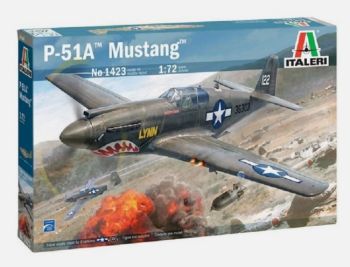 ITA1423 - Aereo militare MUSTANG P-51A da assemblare e dipingere
