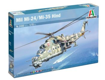ITA1432 - Elicottero MIL Mi-24 / Mi-35 Hind da assemblare e dipingere