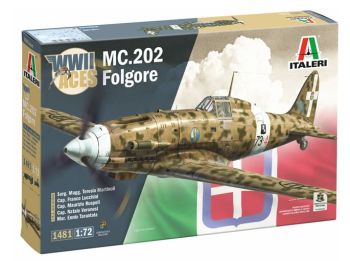 ITA1481 - Aereo da caccia MACCHI M.C.202 Folgore Aces da assemblare e dipingere