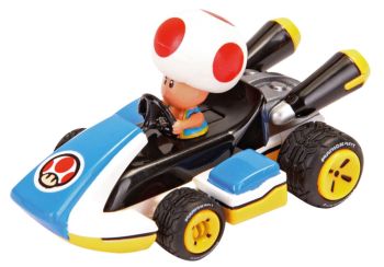 CARRERA15817039-C - Kart a frizione blu MARIO KART in confezione - Toad