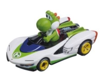 CARRERA15817069-D - Auto a frizione bianca MARIO KART in scatola - Yoshi