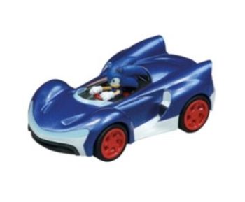 CARRERA15817074-A - Macchinina a frizione blu SONIC The Hedgehog - Sonic