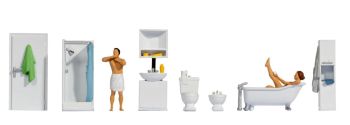 NOC16289 - Set di statuette a tema - Bagno