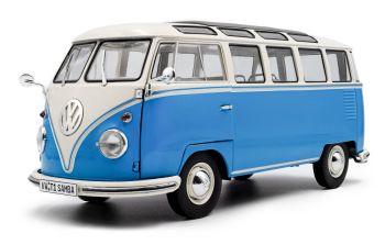 SOL1813401 - VOLKSWAGEN Tipo 1 Samba 1962 blu e bianco