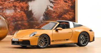 NOREV187190 - Porsche 911 Targa 4 GTS del 2025, colore giallo Bahama