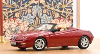 NOREV187854 - ALFA ROMEO Spider 1999 Rosso Proteo Metallizzato