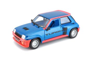 BUR21088 - RENAULT 5 Turbo 1982 Blu e rosso