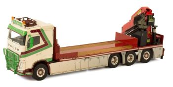 WSI01-3456 - VOLVO FH4 pianale 8x4 con gru di carico PALFINGER PK65002SH VAN CAUDENBERG