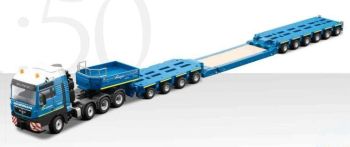 CON70177/04 - MAN TGX XXL 8x4 con GOLDHOFER 10 Axles Rimorchio a pianale ribassato "FELBERMAYR"