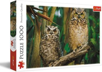 TRF10603 - Puzzle da 1000 pezzi con due gufi