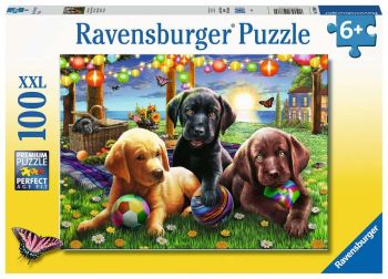 RAV128860 - Puzzle da 100 pezzi per cani da picnic