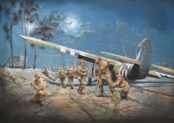 ITA1356 - Aereo AS.51 Horsa MK.I con paracadutisti britannici da assemblare e dipingere
