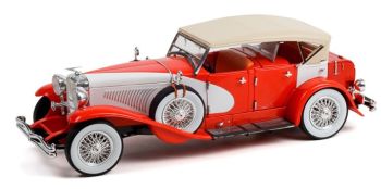 GREEN13627 - DUESENBERG II SJ 1934 Rosso e Bianco
