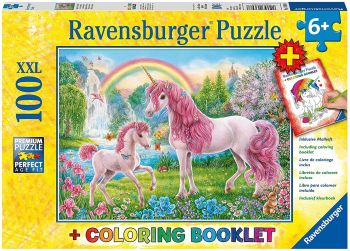 RAV136988 - Puzzle da 100 pezzi con unicorno magico