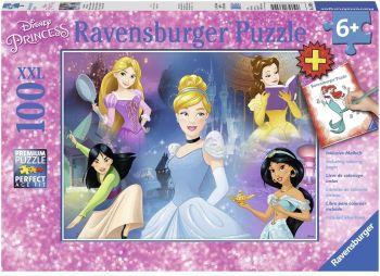 RAV136995 - Accattivanti principesse puzzle da 100 pezzi