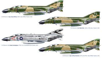 ITA1373 - F-4 Phantom D Aces aereo da assemblare e dipingere