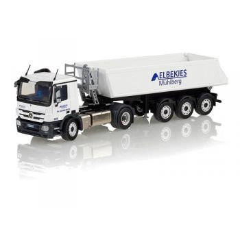 CON72202/05 - MERCEDES-BENZ Actros MP03 con SCHMITZ CARGOBULL "ELBEKIES MÜHLBERG" ribaltabile a 3 assi