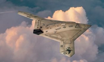 ITA1421 - X-47B US Navy Prototipo di caccia da assemblare e verniciare