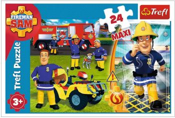 TRF14290 - Maxi Puzzle 24 Pezzi SAM IL VIGILI DEL FUOCO