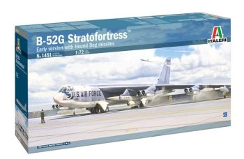 ITA1451 - Aereo B-52G Stratofortress costruibile e verniciabile con missili Hound Dog