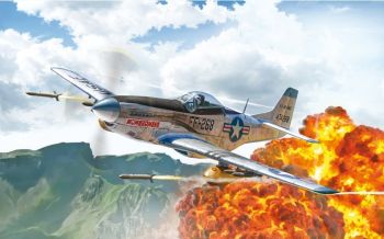 ITA1452 - Aereo da guerra di Corea F-51D Mustang nordamericano da assemblare e dipingere