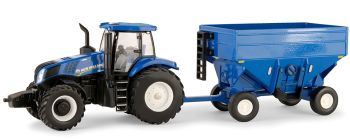 ERT13868 - NEW HOLLAND T8.350 Con rimorchio per vagone