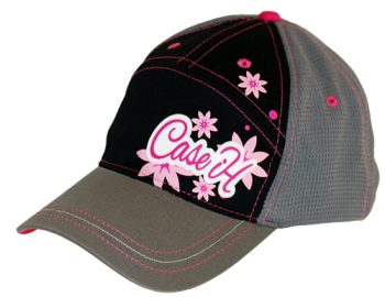 CAS14CIH038 - Cappellino CASE IH "Grigio nero con fiori"