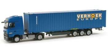 HER156325 - MERCEDES Actros LH08 con portacontainer e container VERHOEK