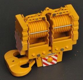 YCC206-2 - Gancio 450 Tonnellate 18 Pulegge "Giallo; Rosso e Bianco" LIEBHERR