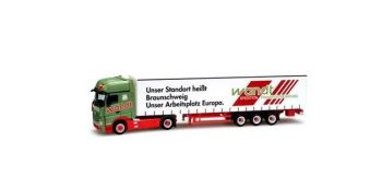 HER159050 - MERCEDES Actros Giga con rimorchio centinato WANDT