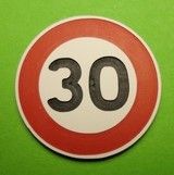 MCD-052 - Limitazione segnaletica 30 km/h - In kit - Posta non inclusa