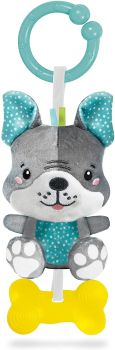 CLE17354 - sonaglio in peluche per cani