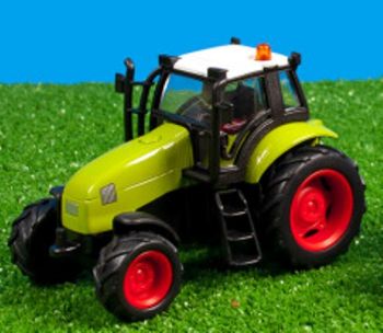 KID510654A - Trattore a frizione Claas verde con suoni e luci