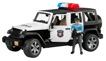 BRU2526 - JEEP WRANGLER Polizia con poliziotto Scala: 1/16