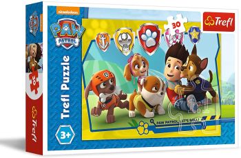 TRF18239 - PAW PATROL Puzzle da 30 pezzi: Rider e i suoi amici