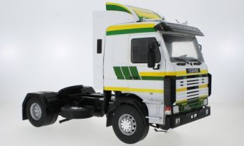 MOD18240 - SCANIA 143 Topline 4x2 1987 Bianco verde e giallo