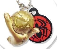T8865G - Portachiavi Figura MARVEL - UOMO RAGNO ORO