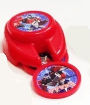 T8861C - Disco da battaglia TRANSFORMERS Rosso