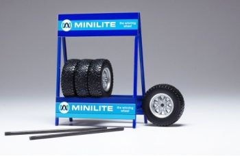 IXO18SET001W - Portapacchi con 4 pneumatici MINI LITE