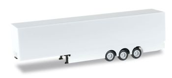 HER076685 - Rimorchio furgone bianco a 3 assi SCHMITZ