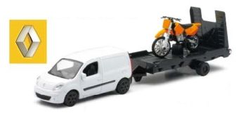 NEW19815A - RENAULT Kangoo con vassoio e motocross arancione